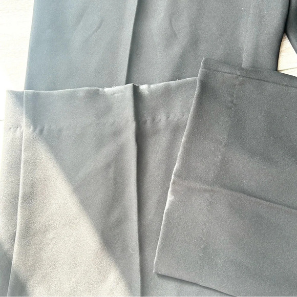 Vintage Joseph Ribkoff Black Front Zip Wide Leg Pants - Picture 11 of 12